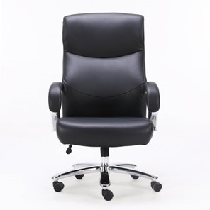 Кресло компьютерное Brabix Total HD-006 (экокожа, хром, черное) 531933 в Перми