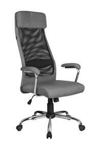 Офисное кресло Riva Chair 8206 HX (Серый/черный) в Перми - предосмотр