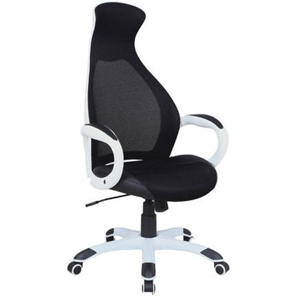 Компьютерное кресло Brabix Premium Genesis EX-517 (пластик белый, ткань/экокожа/сетка черная) 531573 в Березниках - изображение