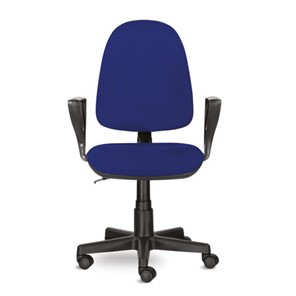 Офисное кресло Brabix Prestige Ergo MG-311 (регулируемая эргономичная спинка, ткань, синее) в Перми