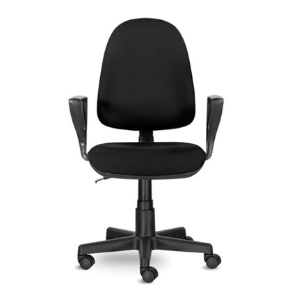 Кресло офисное Brabix Prestige Ergo MG-311 (регулируемая эргономичная спинка, ткань, черное) 531872 в Перми - изображение