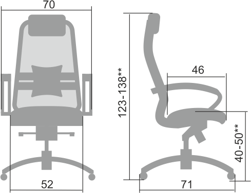 Кресло офисное Samurai S-1.04, бежевый в Перми - изображение 1