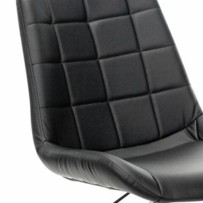 Офисное кресло Brabix Deco MG-316 (без подлокотников, пятилучие серебристое, экокожа, черное) в Перми - предосмотр 4