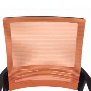 Кресло Brabix Balance MG-320 (с подлокотниками, комбинированное черное/оранжевое) 531832 в Перми - предосмотр 4