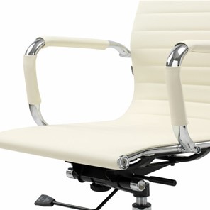 Кресло офисное Brabix Energy EX-509 (экокожа, хром, бежевое) в Перми - предосмотр 3