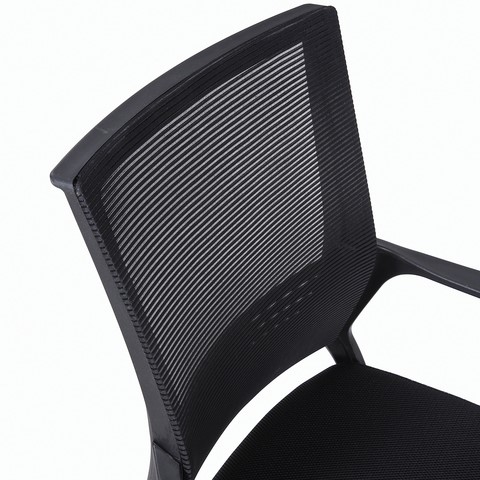 Компьютерное кресло Brabix Balance MG-320 (с подлокотниками, черное) 531831 в Перми - изображение 3