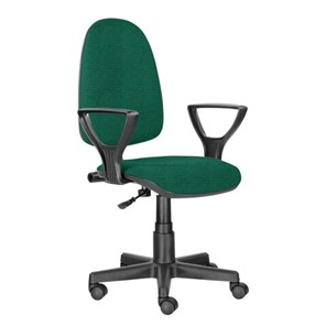 Офисное кресло Brabix Prestige Ergo MG-311 (регулируемая эргономичная спинка, ткань,черно-зеленое) в Перми - предосмотр 2