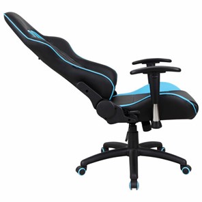 Компьютерное кресло Brabix GT Master GM-110 (две подушки, экокожа, черное/голубое) 531928 в Перми - предосмотр 4