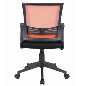 Кресло Brabix Balance MG-320 (с подлокотниками, комбинированное черное/оранжевое) 531832 в Перми - предосмотр 2