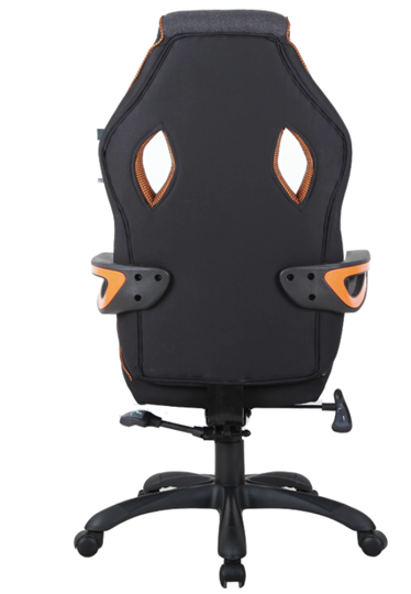 Офисное кресло Brabix Techno Pro GM-003 (ткань, черное/серое, вставки оранжевые) в Перми - изображение 4