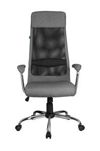 Офисное кресло Riva Chair 8206 HX (Серый/черный) в Перми - предосмотр 1