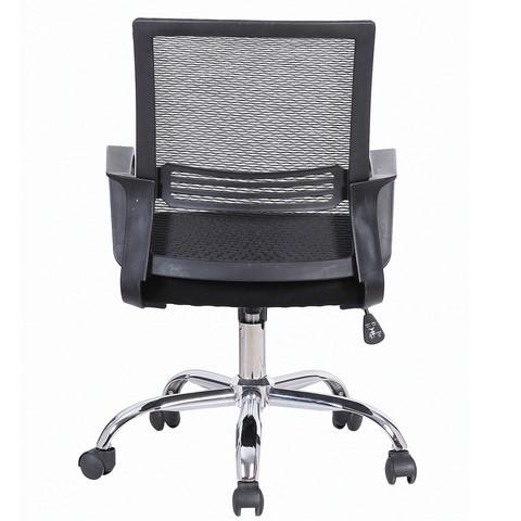 Офисное кресло Brabix Daily MG-317 (с подлокотниками, хром, черное) 531833 в Кунгуре - изображение 2