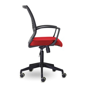 Офисное кресло Brabix Wings MG-309 (пластик черный, сетка, черное/красное) в Перми - предосмотр 1