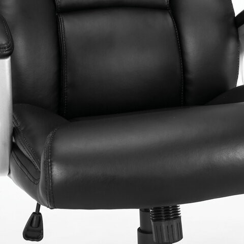 Кресло офисное Brabix Premium Grand EX-501 (рециклированная кожа, черное) 531950 в Перми - изображение 8