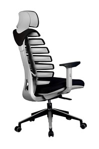 Кресло Riva Chair SHARK (Черный/серый) в Перми - предосмотр 3