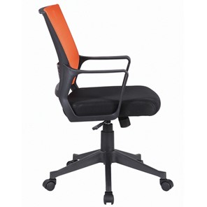 Кресло Brabix Balance MG-320 (с подлокотниками, комбинированное черное/оранжевое) 531832 в Перми - предосмотр 1