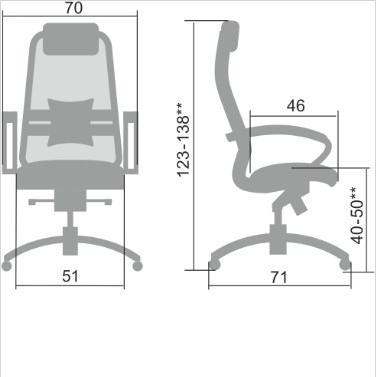 Офисное кресло Samurai SL-1.04, темно-коричневый в Перми - изображение 1