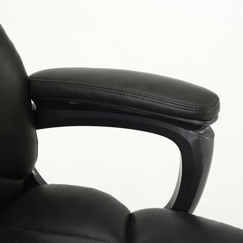 Кресло офисное Brabix Premium Favorite EX-577 (пружинный блок, рециклированная кожа, серое) 531935 в Перми - изображение 10