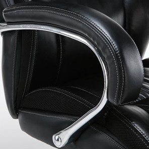 Кресло офисное Brabix Premium Status HD-003 (рециклированная кожа, хром, черное) 531821 в Соликамске - предосмотр 7