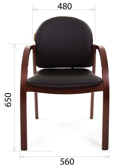 Кресло CHAIRMAN 659 Экокожа черная в Чайковском - изображение 1