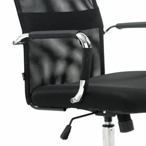 Компьютерное кресло Brabix Fit EX-514 (с подголовником, хром, черное) 531949 в Перми - предосмотр 9