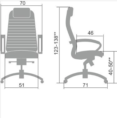 Офисное кресло Samurai KL-1.041 темно-коричневый в Перми - изображение 1