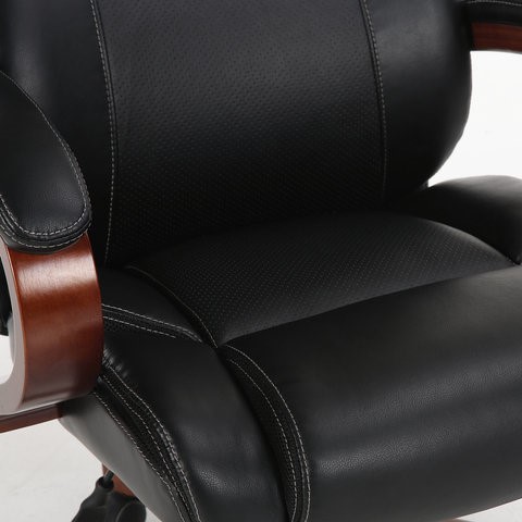 Компьютерное кресло Brabix Premium Magnum EX-701 (дерево, рециклированная кожа, черное) 531827 в Перми - изображение 7
