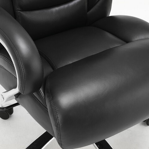 Кресло Brabix Premium Pride HD-100 (натуральная кожа, черное) в Перми - изображение 5