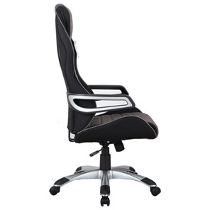 Кресло компьютерное Brabix Techno GM-002 (ткань, черное/серое, вставки белые) в Перми - предосмотр 1