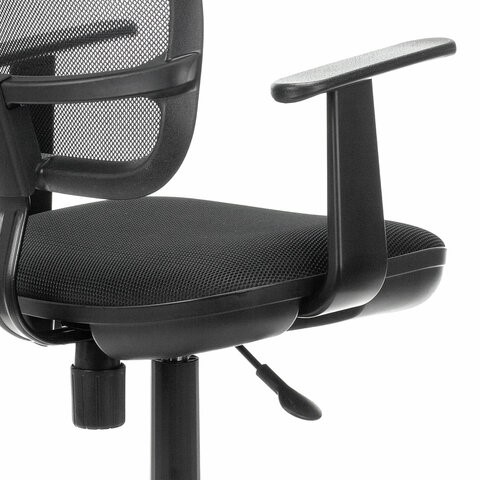 Офисное кресло Brabix Drive MG-350 (с подлокотниками, сетка, черное) в Перми - изображение 5