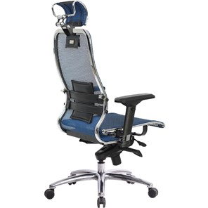 Кресло компьютерное Samurai S-3.04, синий в Перми - предосмотр 3