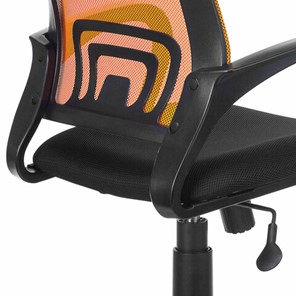 Кресло компьютерное Brabix Fly MG-396 (с подлокотниками, сетка, оранжевое/черное) в Перми - предосмотр 5