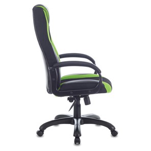 Компьютерное кресло Brabix Premium Rapid GM-102 (экокожа/ткань, черное/зеленое) в Перми - предосмотр 1