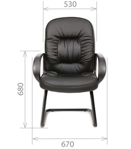 Офисное кресло CHAIRMAN 416V экокожа черная в Соликамске - предосмотр 1