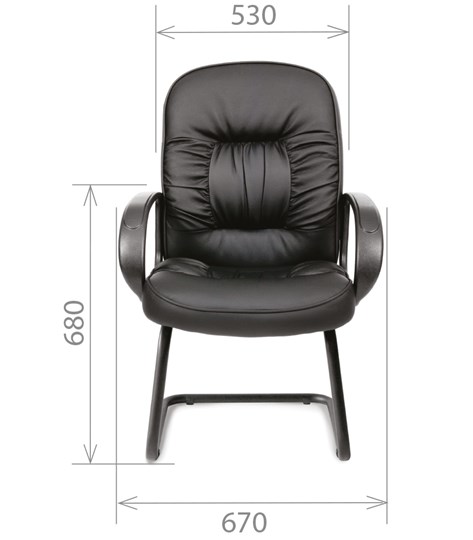 Офисное кресло CHAIRMAN 416V экокожа черная в Чайковском - изображение 1