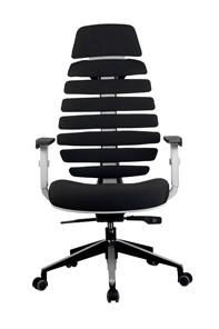 Кресло Riva Chair SHARK (Черный/серый) в Перми - предосмотр 1