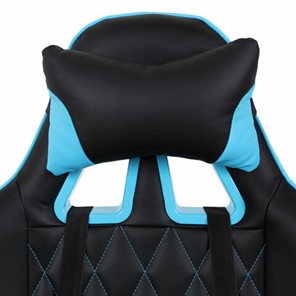 Компьютерное кресло Brabix GT Master GM-110 (две подушки, экокожа, черное/голубое) 531928 в Перми - предосмотр 5