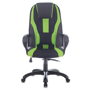 Компьютерное кресло Brabix Premium Rapid GM-102 (экокожа/ткань, черное/зеленое) в Перми - предосмотр 3