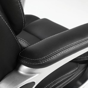 Офисное кресло Brabix Premium Rest EX-555 (пружинный блок, экокожа, черное) в Перми - предосмотр 7