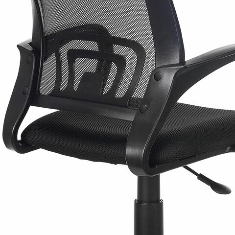 Офисное кресло Brabix Fly MG-396 (с подлокотниками, сетка, черное) 532083 в Березниках - изображение 5
