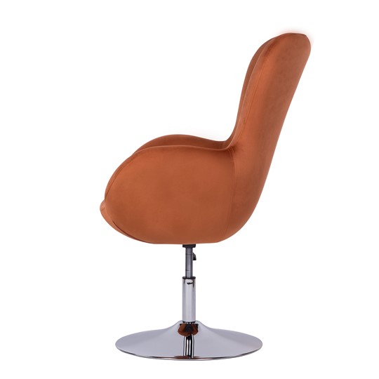 Кресло офисное Беннет-1, Микровелюр оранжевый в Перми - изображение 2
