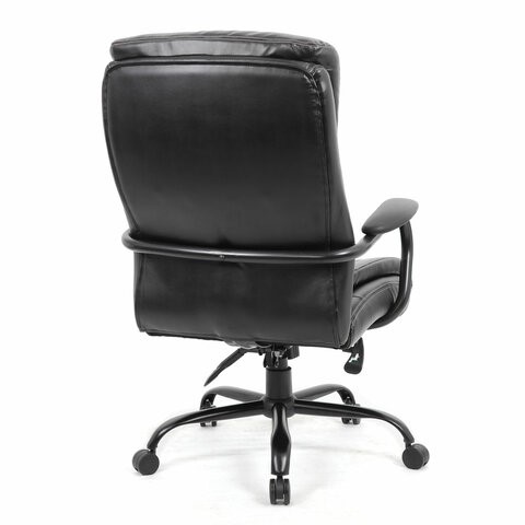 Кресло Brabix Premium Heavy Duty HD-004 (экокожа, черное) 531942 в Перми - изображение 3