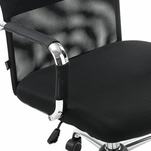Компьютерное кресло Brabix Fit EX-514 (с подголовником, хром, черное) 531949 в Перми - предосмотр 7