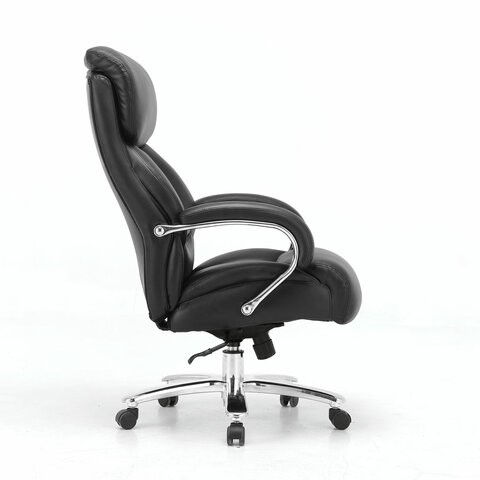 Кресло Brabix Premium Pride HD-100 (натуральная кожа, черное) в Перми - изображение 1