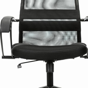 Кресло компьютерное Brabix Premium Stalker EX-608 PL (ткань-сетка/кожзам, черное) 532090 в Перми - предосмотр 10