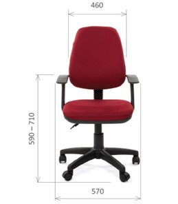 Кресло CHAIRMAN 661 Ткань стандарт 15-11 красная в Перми - предосмотр 1