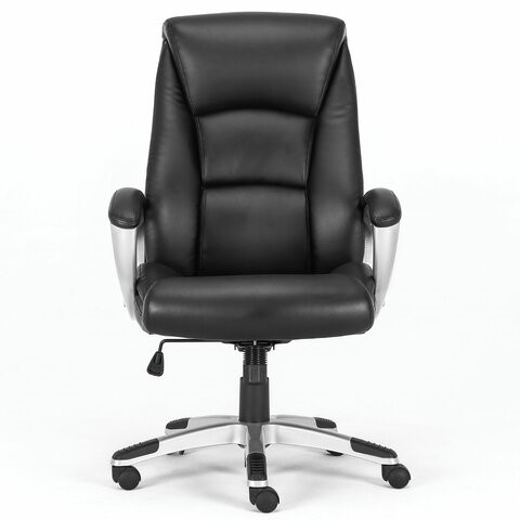 Кресло офисное Brabix Premium Grand EX-501 (рециклированная кожа, черное) 531950 в Перми - изображение 4