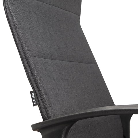 Кресло компьютерное Brabix Delta EX-520 (ткань, серое) 531579 в Перми - изображение 3