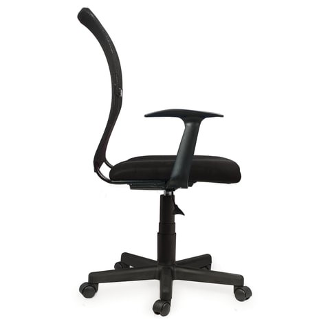 Офисное кресло Brabix Spring MG-307 (с подлокотниками, черное TW) в Перми - изображение 1