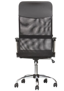 Кресло Brabix Flash MG-302 (с подлокотниками, хром, черное) в Перми - предосмотр 3